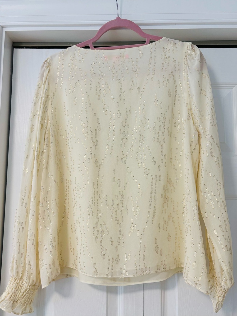 Lilly Pulitzer IDINA top Coconut Fish Clip size M - Picture 12 of 16